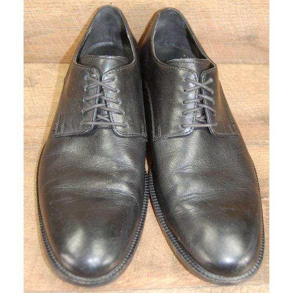 Cole Haan Williams Postman Plain Toe Derby Black Shoes Men's 10.5 C12203 - Picture 3 of 9